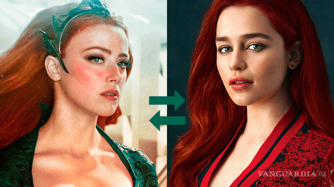 Fans de DC piden sacar a Amber Heard de Aquaman 2, quieren a Emilia Clark