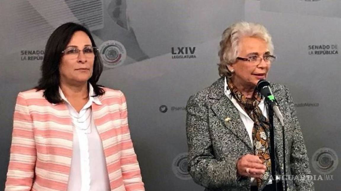 Olga Sánchez Cordero y Rocío Nahle dejan Senado para unirse al gabinete de AMLO