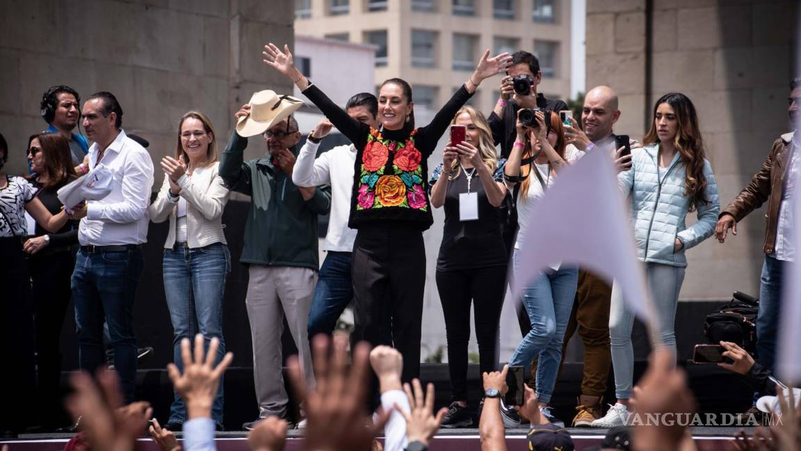 Abarrota Sheinbaum el Monumento a la Revolución con Asamblea Informativa de Morena