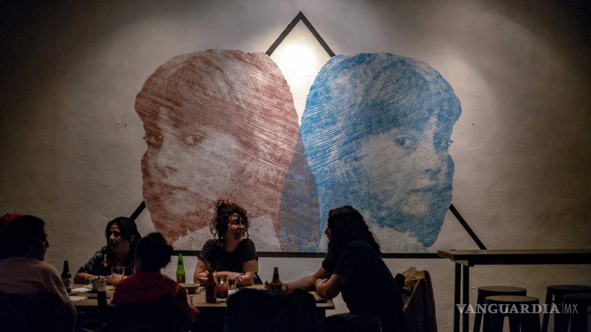 $!La muestra está coronada por un mural en stencil, técnica que también continuará trabajando.