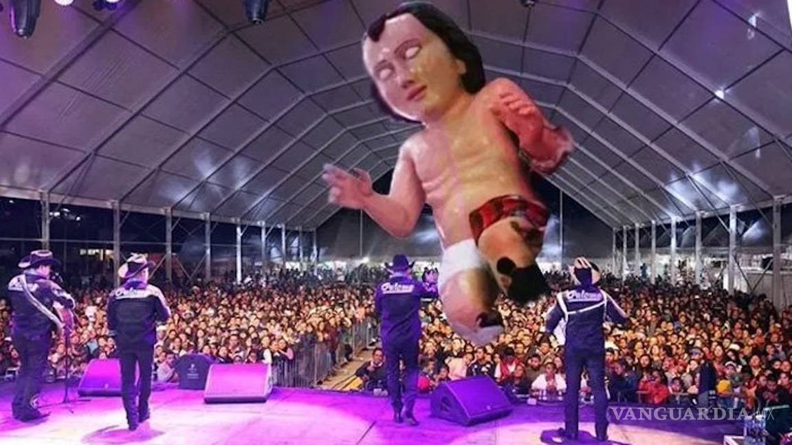 $!¿Ahora será el pasote perrón? Crean un Niño Dios gigante en Zacatecas y desata una ola de memes