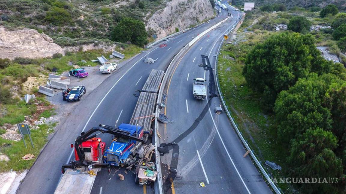 Accidentes carreteros en Coahuila costaron 30 mdp y 61 vidas en 2020; la entidad no figura en el ranking con más siniestros