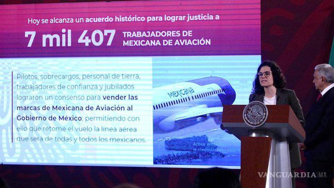 Gobierno compra Mexicana de Aviación por 815 mdp; ‘un acuerdo histórico’: Luisa Alcalde