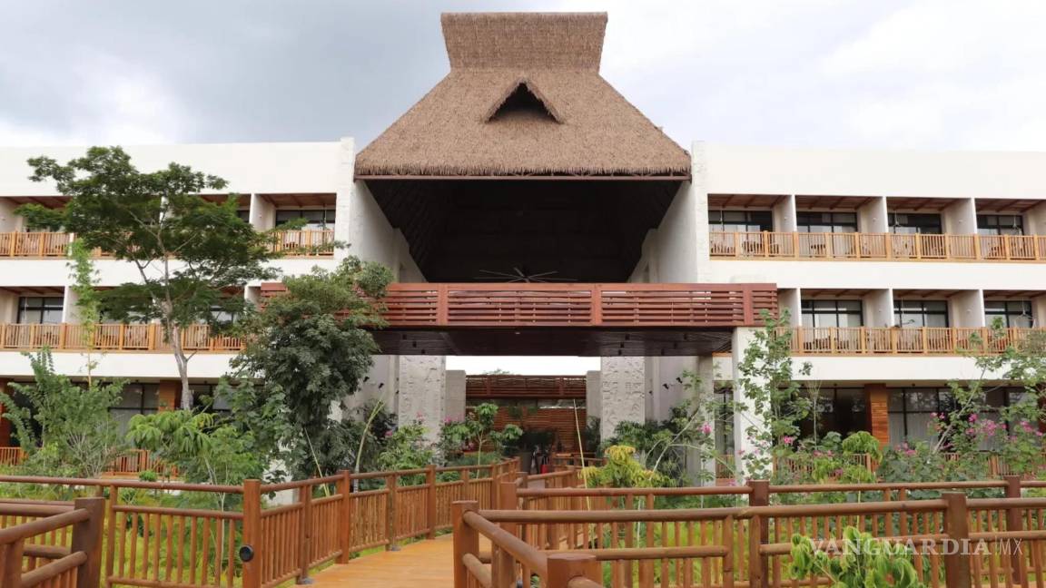 $!Hotel Tren Maya Edzná construido en el tramo 1 del Tren Maya a tan solo un kilómetro de la imponente zona arqueológica de Edzná.