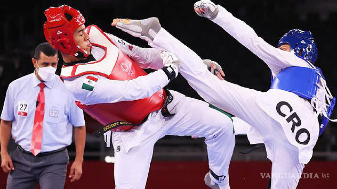El mexicano Carlos Sansores cae en los Octavos de Final de Taekwondo; aspira a tener un repechaje