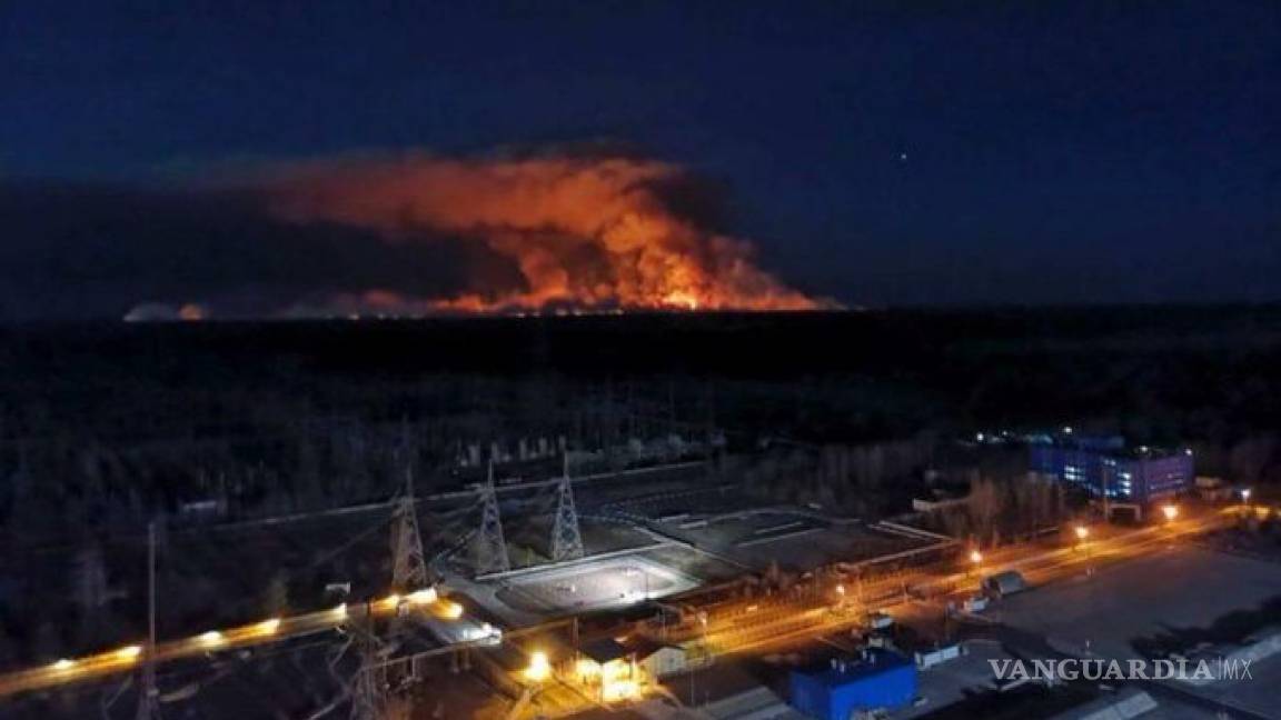 Incendios a “menos de dos kilómetros” de central nuclear de Chernóbil