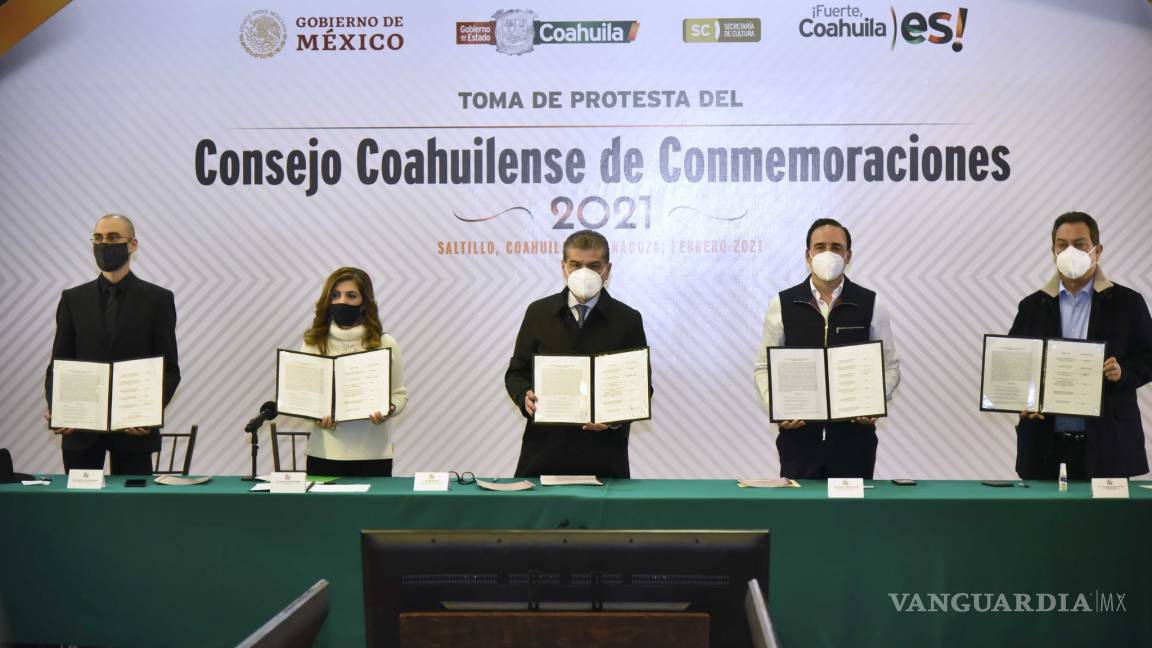 Instalan Consejo de Conmemoraciones 2021 en Coahuila