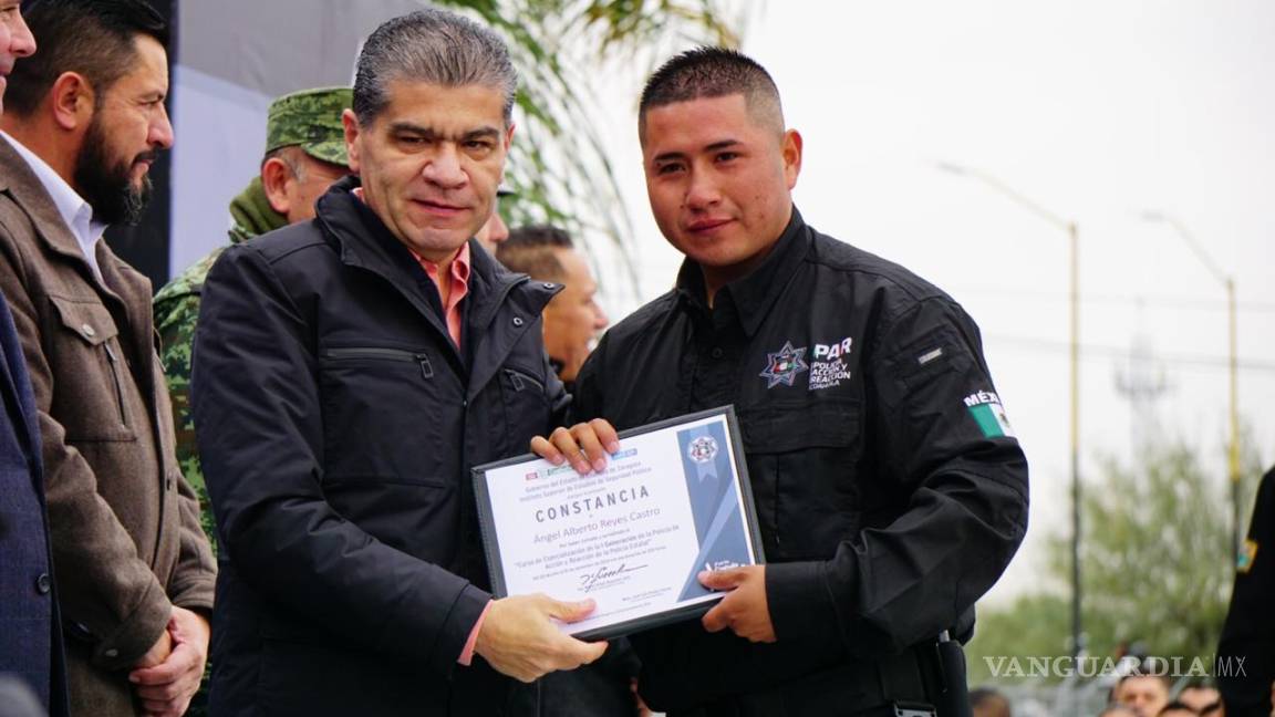 Coahuila va un paso adelante en materia de seguridad: Miguel Riquelme