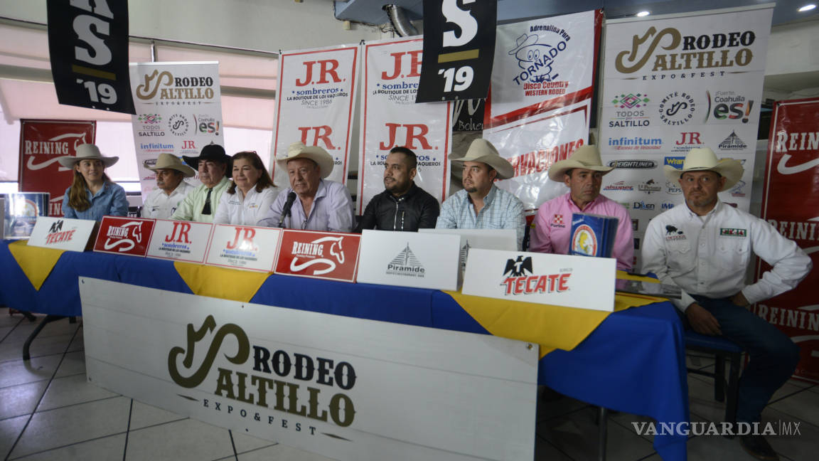 Presentan programa deportivo de la Expo Fest Rodeo Saltillo