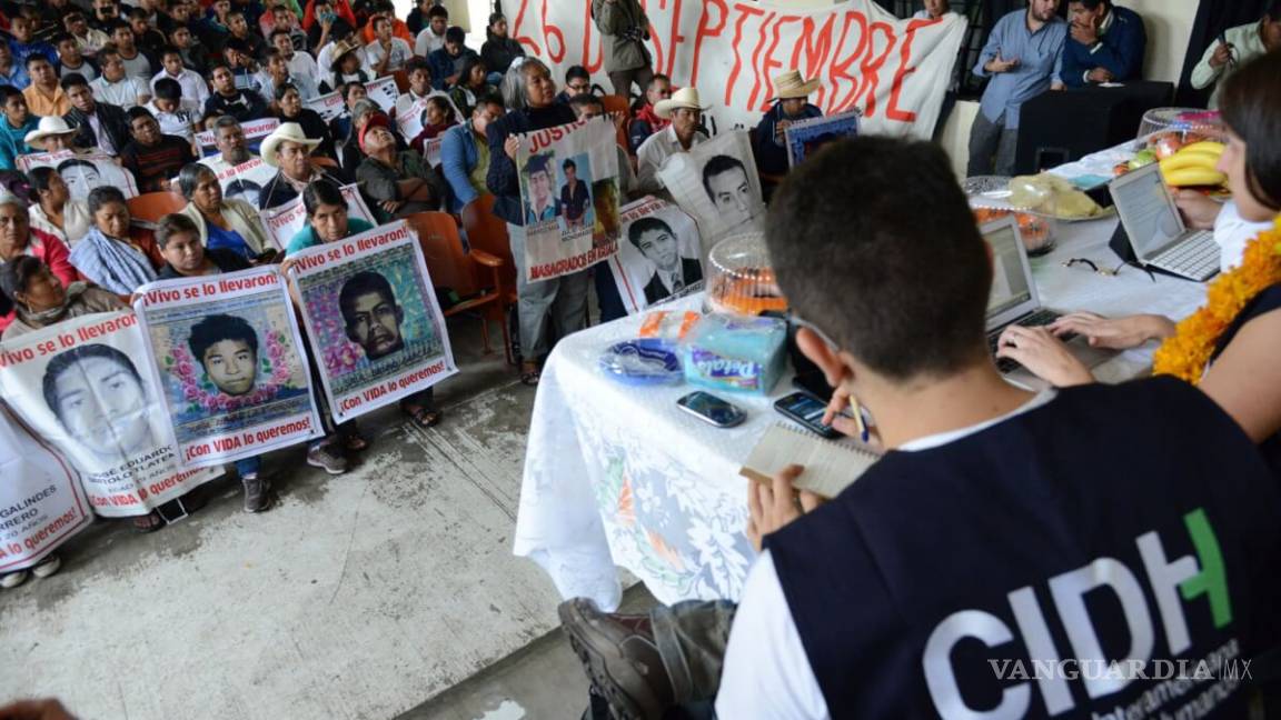 Caso Ayotzinapa aún incompleto y sin detención de involucrados: CIDH