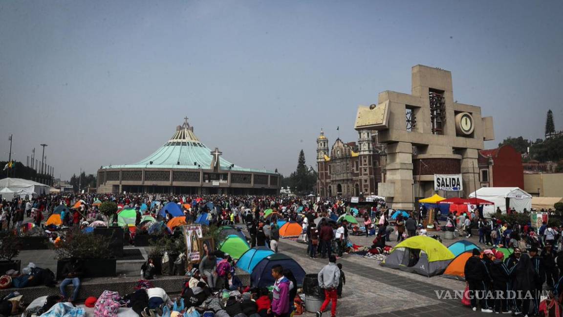 Suman más de 5 millones de personas en la Basílica de Guadalupe
