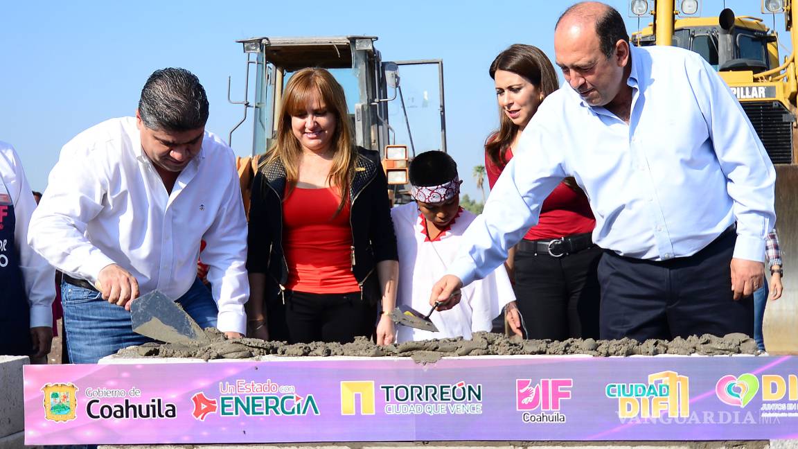 $!Arranca en Torreón construcción de Ciudad DIF
