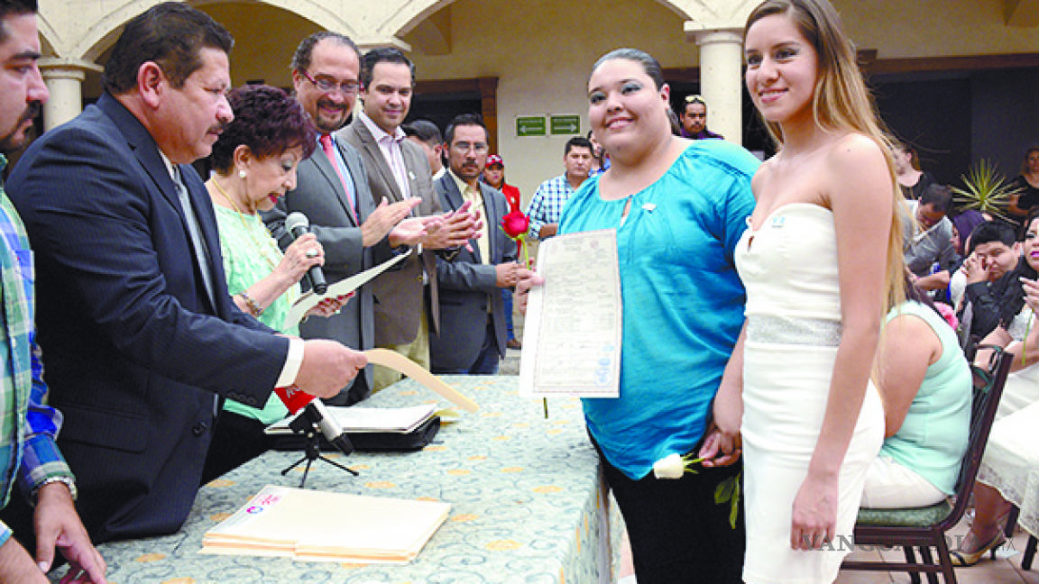 Suman en Coahuila mil 97 matrimonios igualitarios