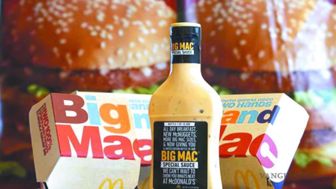 McDonald’s vende aderezo de la Big Mac