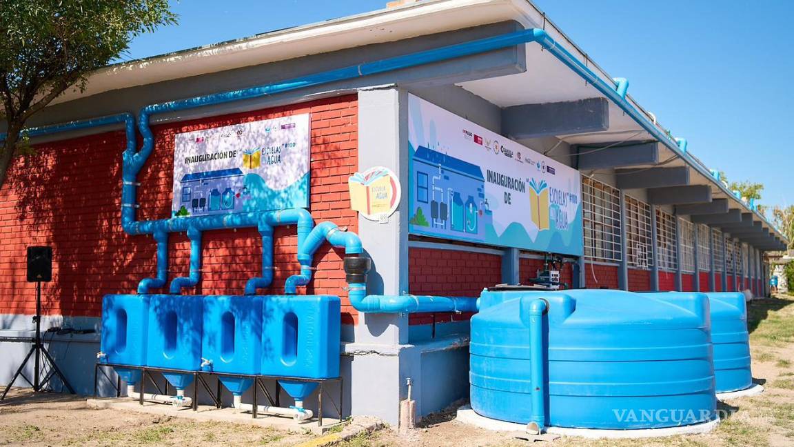 Por iniciativa de Fundación Coca-Cola, escuela de Piedras Negras es autónoma en tema del agua; es la 100 en México