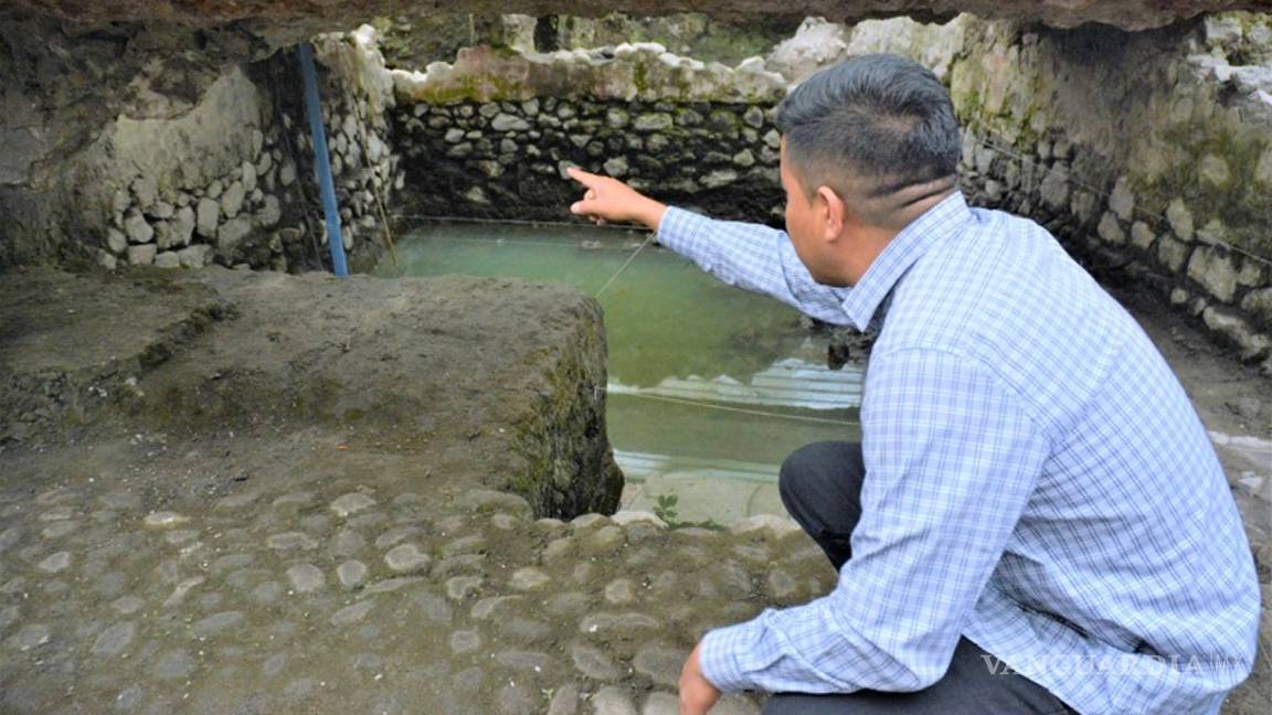 $!Descubren un temazcal prehispánico en el centro de la Ciudad de México