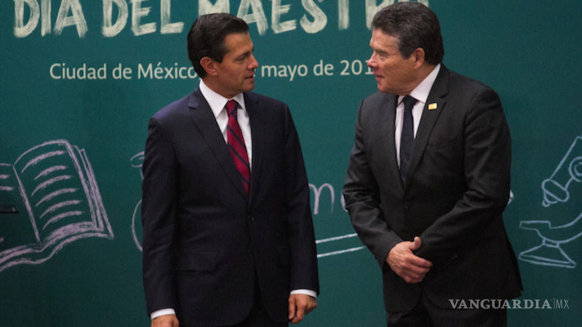 SNTE se quedó con 435 mdp de los 3,130 que Peña Nieto le dio para promocionar Reforma Educativa