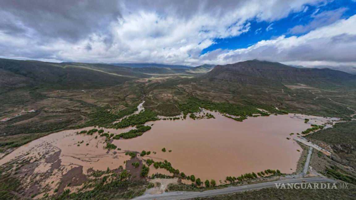 Pese a intensas lluvias, presas de Coahuila están por debajo del 50% de su capacidad