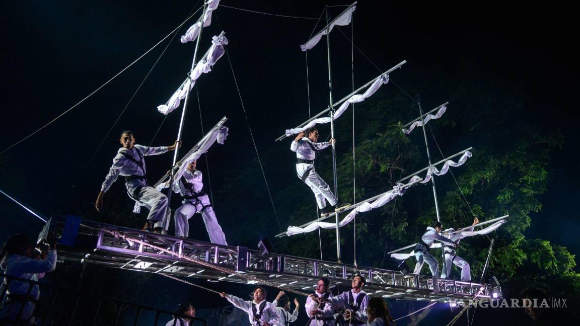 $!La Fura dels Baus, compañía de teatro originaria de España, presentó En un lugar de Guanajuato en el marco del 50 Festival Internacional Cervantino (FIC).