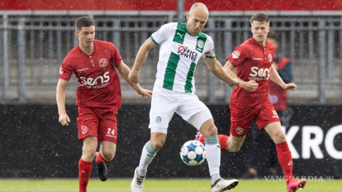 Robben sale del retiro y juega con el Groningen de Holanda