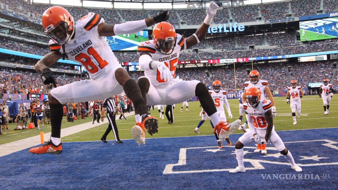 $!Llega el primer TD de Baker Mayfield con los Browns y vapulean a los Giants