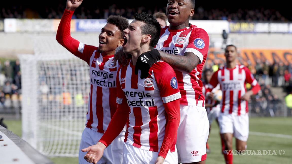 Hirving Lozano regresa a la senda del gol y le da los tres puntos al PSV