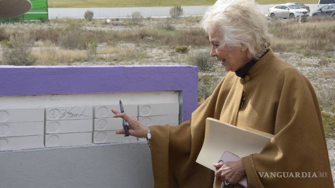 $!Sánchez Cordero inicia obra de AIDH en Saltillo y destaca atención de Coahuila a víctimas de desaparición forzada