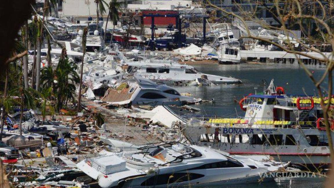 Murieron 20 tripulantes de un yate en Acapulco tras paso de Otis, habrían más desaparecidos