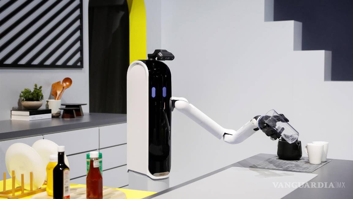 $!Panasonic muestra uno de sus robots acompañantes en el Salón Internacional de Electrónica de Consumo. EFE/EPA/Caroline Brehman