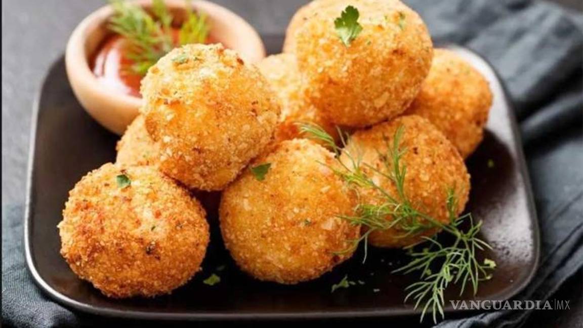 $!Bolitas de papa con queso.