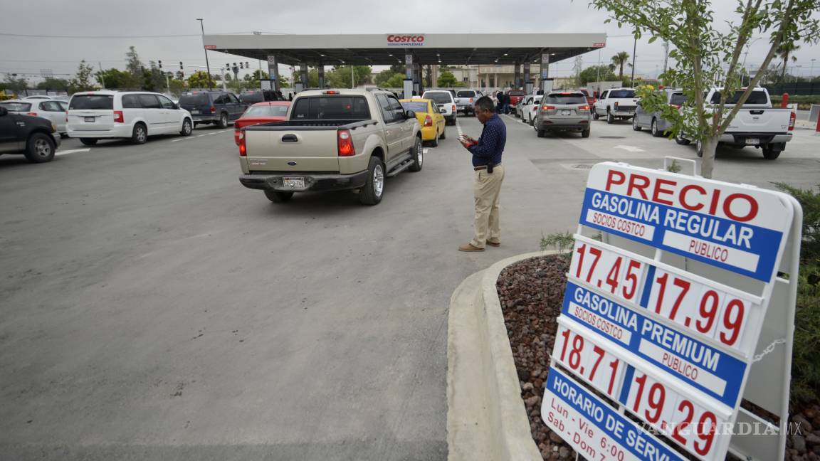 Costco sigue con los precios más bajos en gasolina de Saltillo