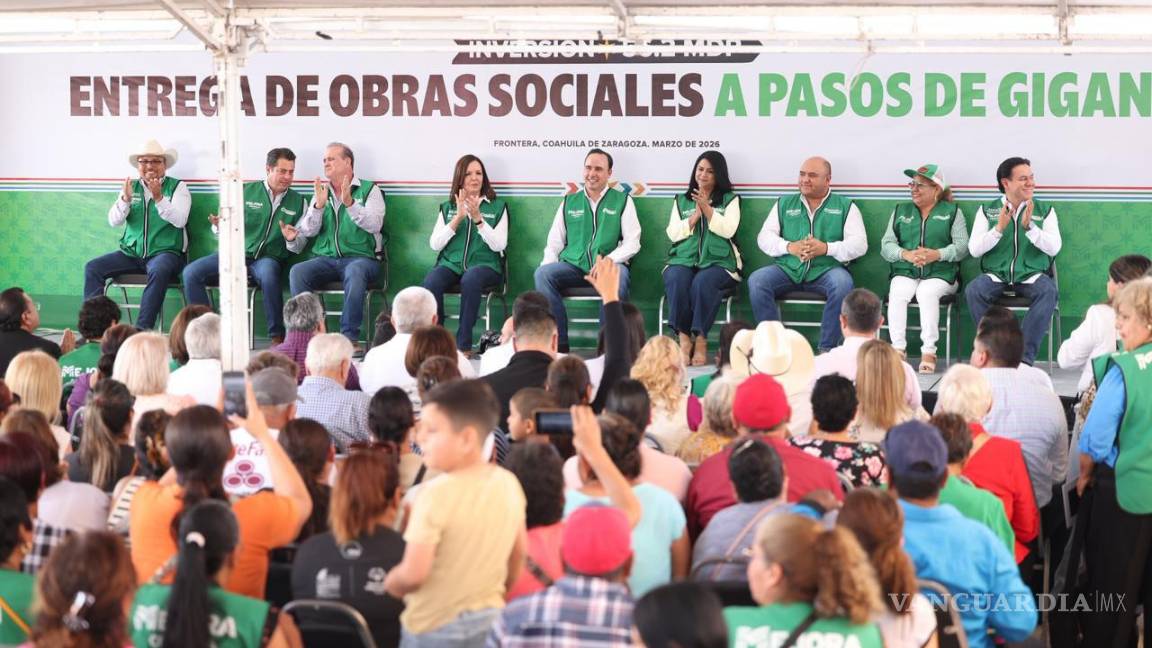 $!Con inversión social y programas comunitarios, impulsa Manolo Jiménez desarrollo en Frontera