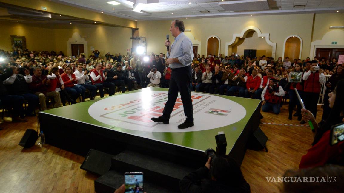 $!'Las calles son para los ciudadanos y las cárceles para los delincuentes', ratifica Meade en Saltillo