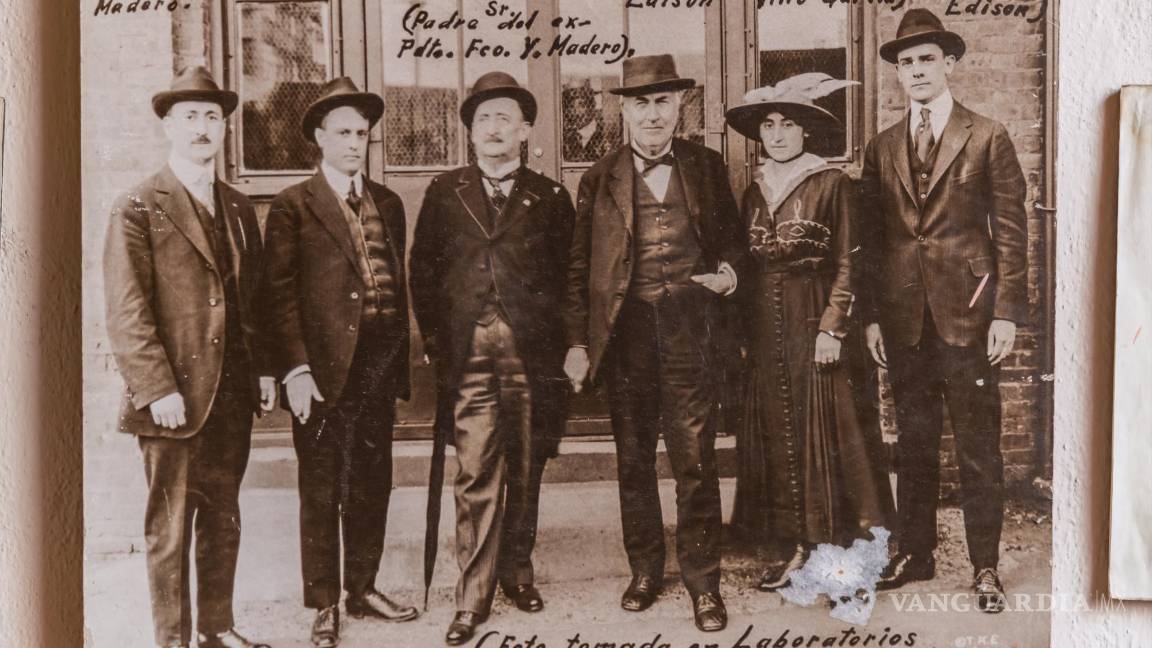 $!Lo más cercano que se tiene como evidencia de la relación entre los Madero y el inventor es esta fotografía.