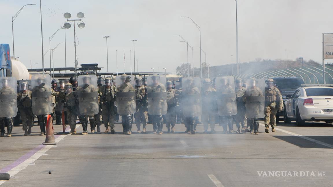 $!Tras declaración de Donald Trump, permanecen simulacros en Puentes Internacionales para contención de migrantes