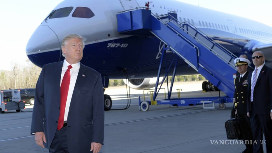 $!Asombrosa luna de miel entre Trump y Boeing