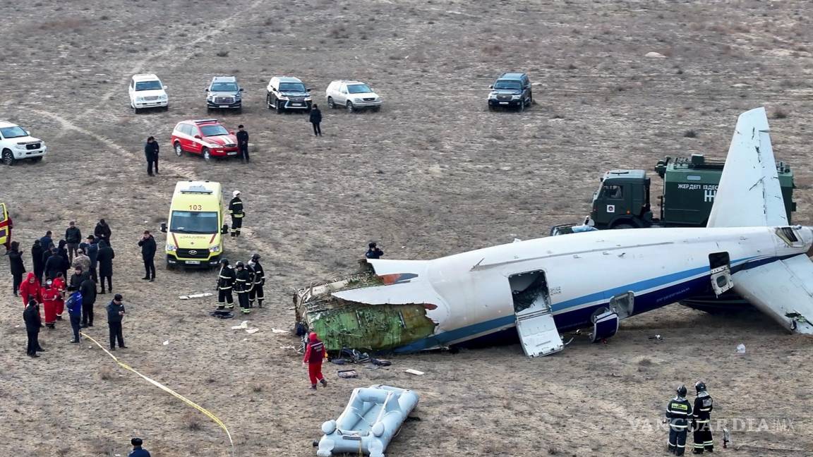 Se México solidariza con víctimas por desplome de avión en Azerbaiyán