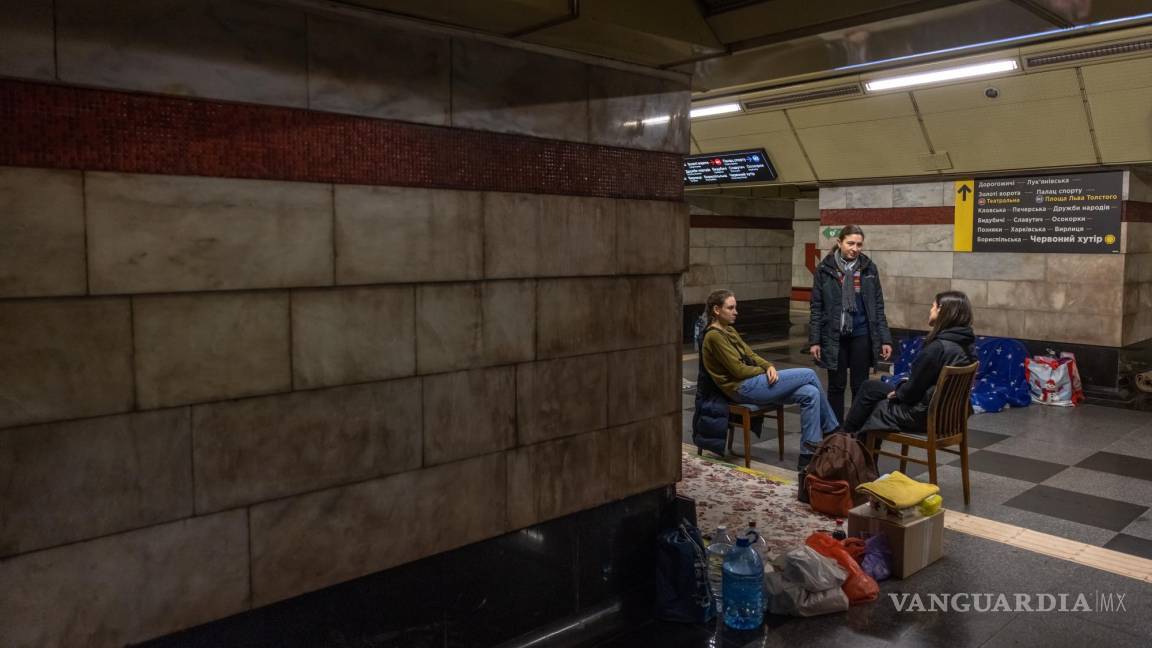 Vagones del metro se convierten en el hogar de ucranianos