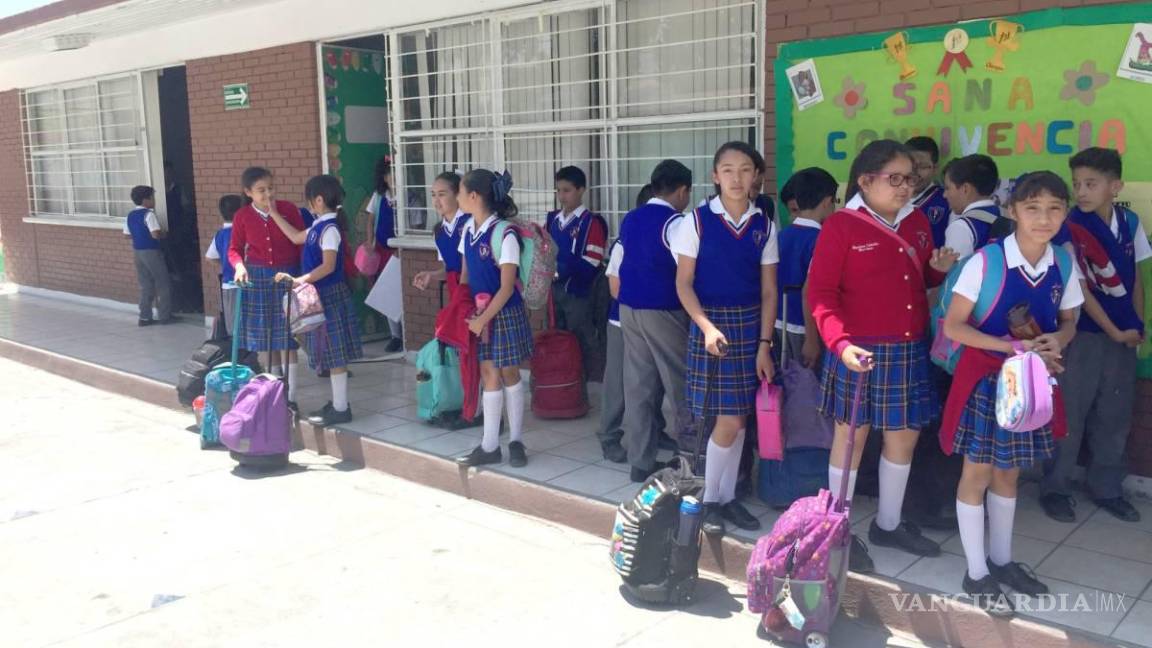 Coahuila recorta horarios de clases por onda de calor; integridad de niños es prioridad