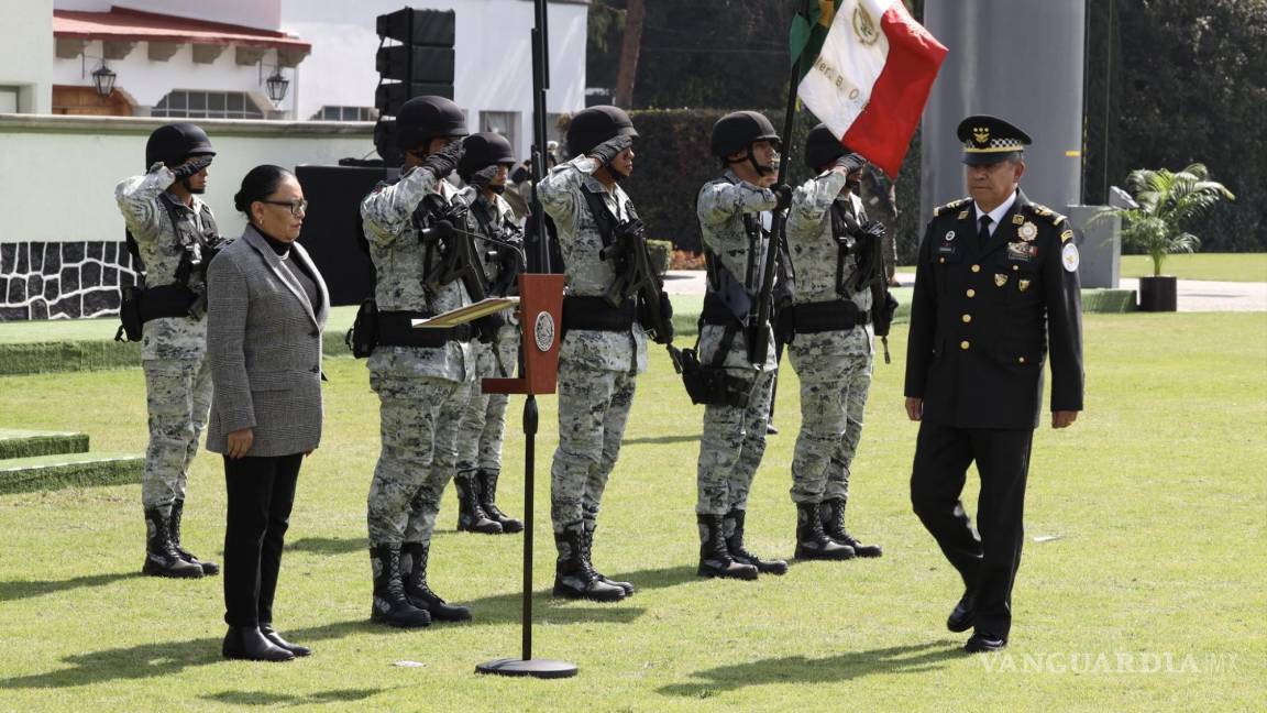 General David Córdova toma protesta como nuevo comandante de la Guardia Nacional