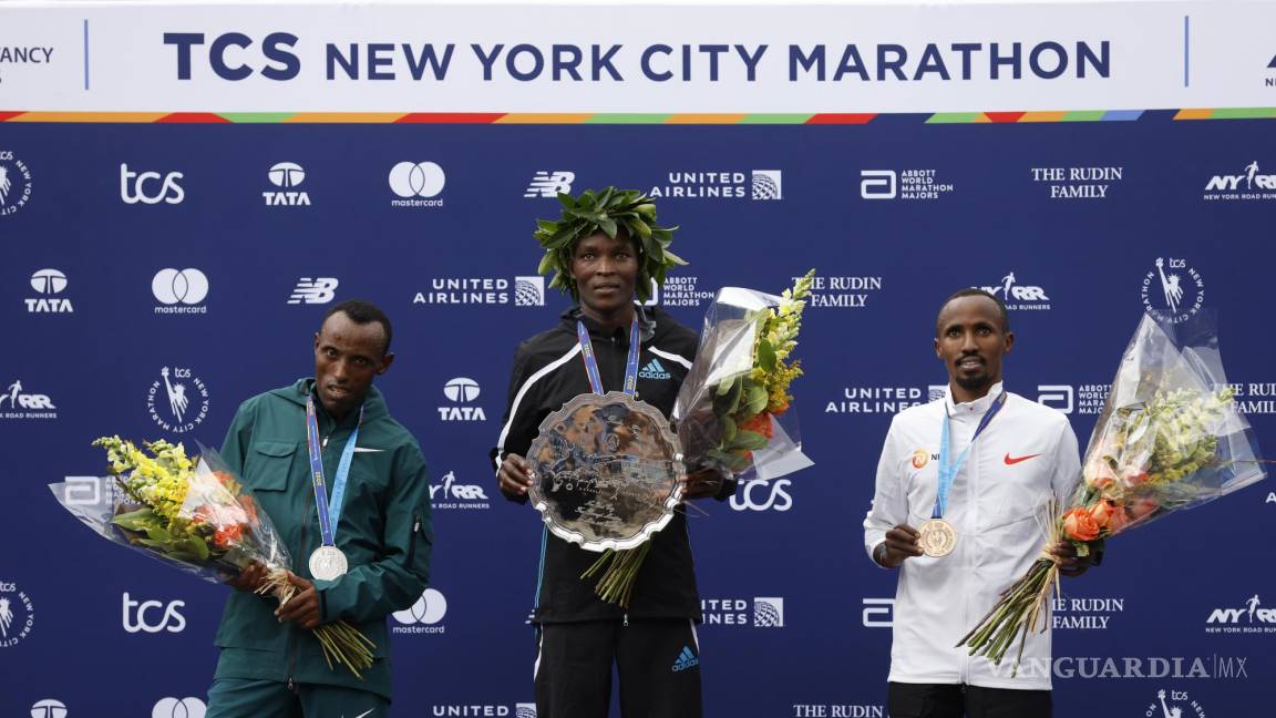 Kenianos debutan con triunfo en el Maratón de Nueva York
