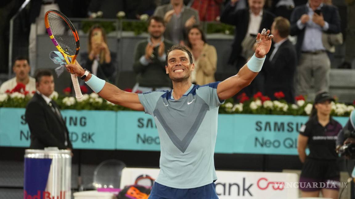 Rafa Nadal regresó con victoria y avanza en el Madrid Open