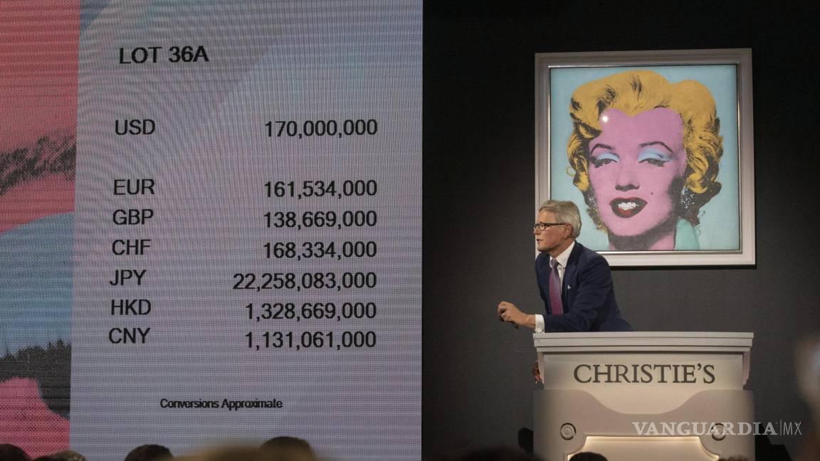 Una Marilyn de Andy Warhol se convierte en la pintura más cara del siglo XX
