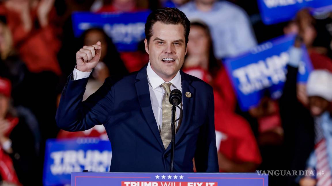 Por investigación de tráfico sexual en su contra Matt Gaetz se retira como candidato para secretario de justicia