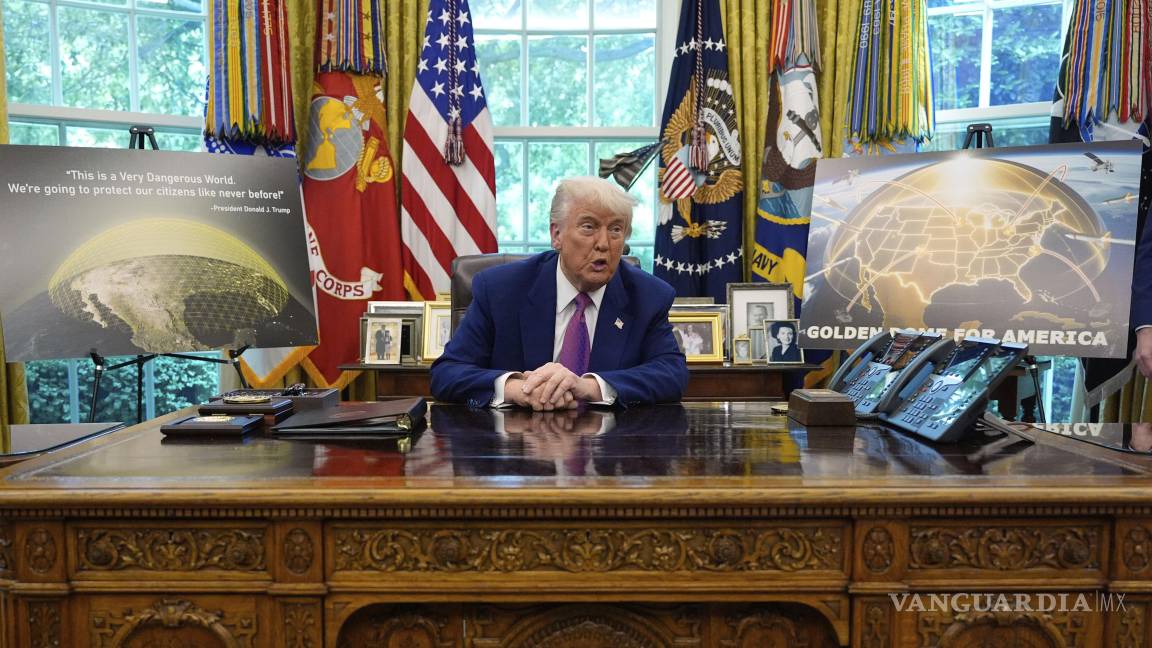 $!“Durante la campaña prometí a los estadounidenses que construiría un escudo antimisiles de vanguardia”, dijo Donald Trump.