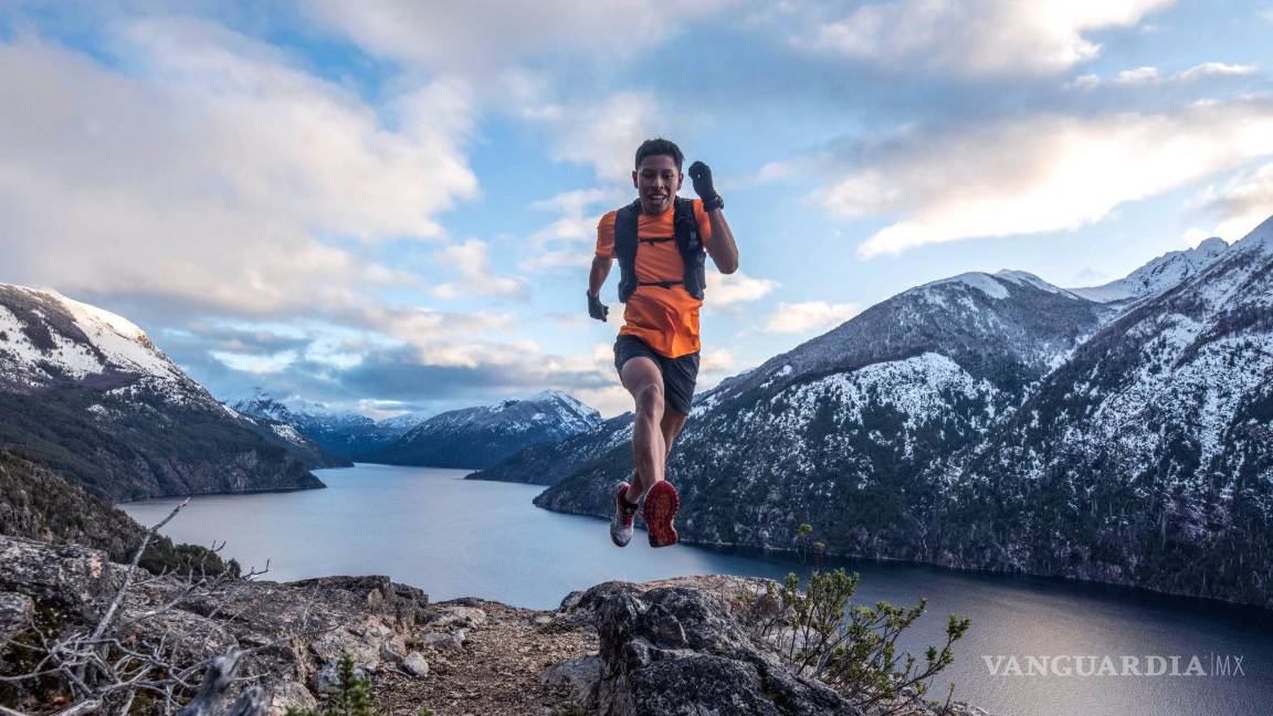 $!Santos Rueda, durante una carrera de montaña.