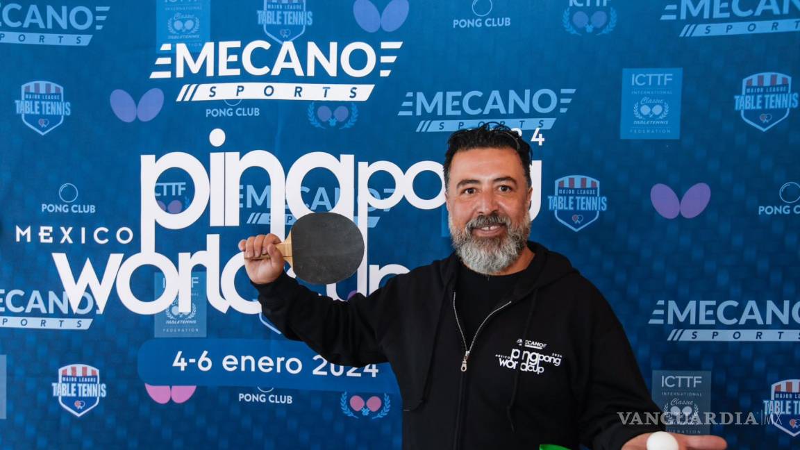 Mundial de Ping Pong en México, organizado por Micky Huidobro de Molotov, acumula 89 participantes inscritos