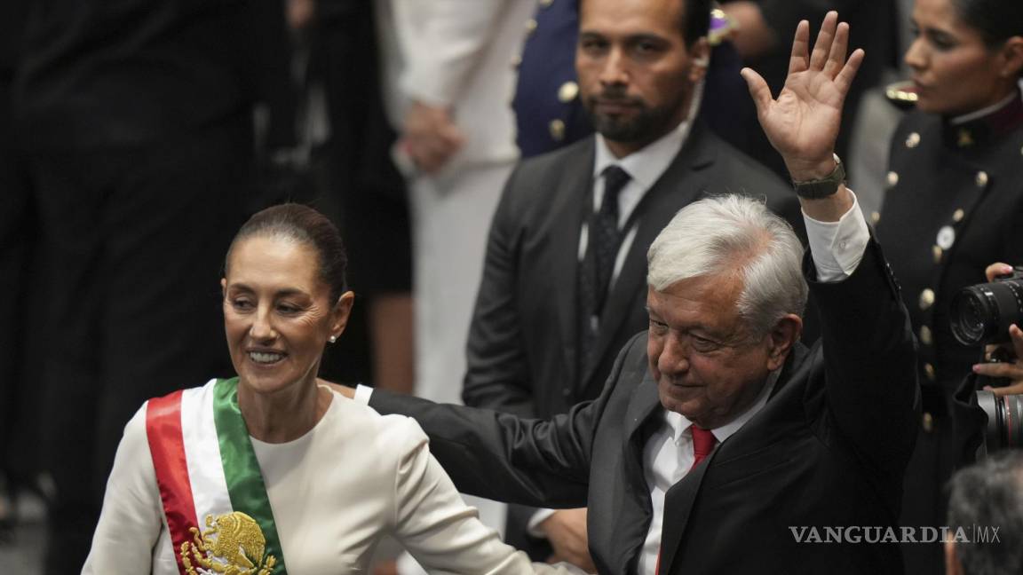 Para AMLO, los primeros minutos de Claudia como Presidenta