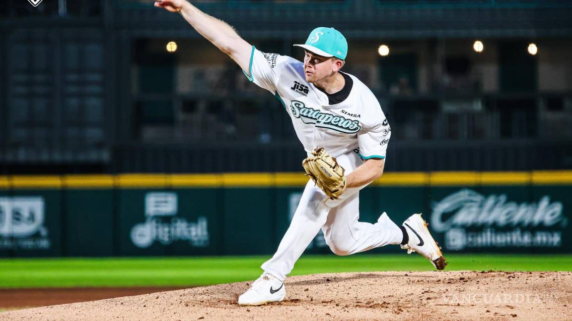 Zach Mort, lanzador de la semana en la LMB tras brillar con Saraperos de Saltillo