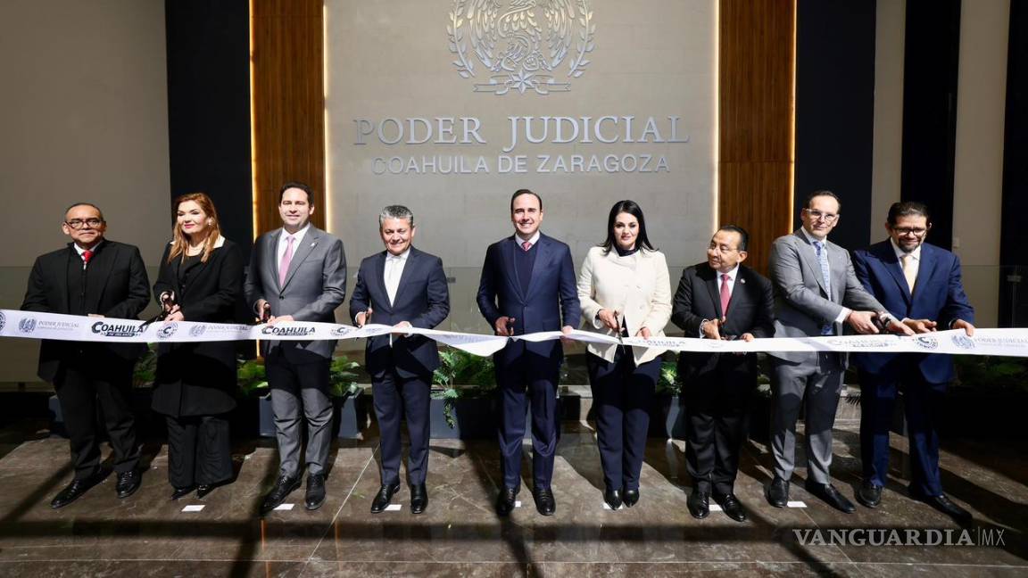 $!Recientemente, autoridades locales inauguraron la nueva Ciudad Judicial en Saltillo.